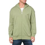 Moletom Com Capuz Adidas All Szn Fleece Com Zíper Completo Para Homens, Tenda Verde