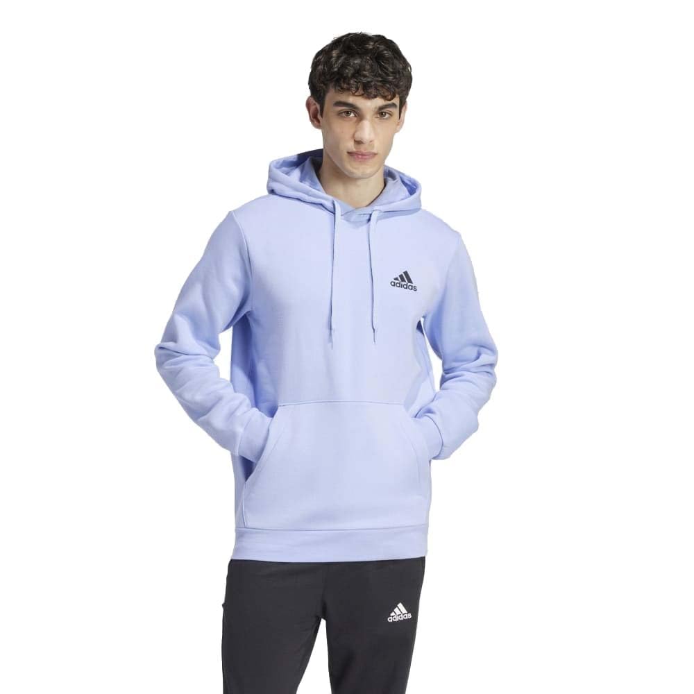 Moletom Masculino Adidas Essentials Com Capuz De Lã Blue Spark