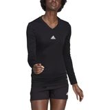 Camiseta Adidas Team Base Para Mulher Preta Gg