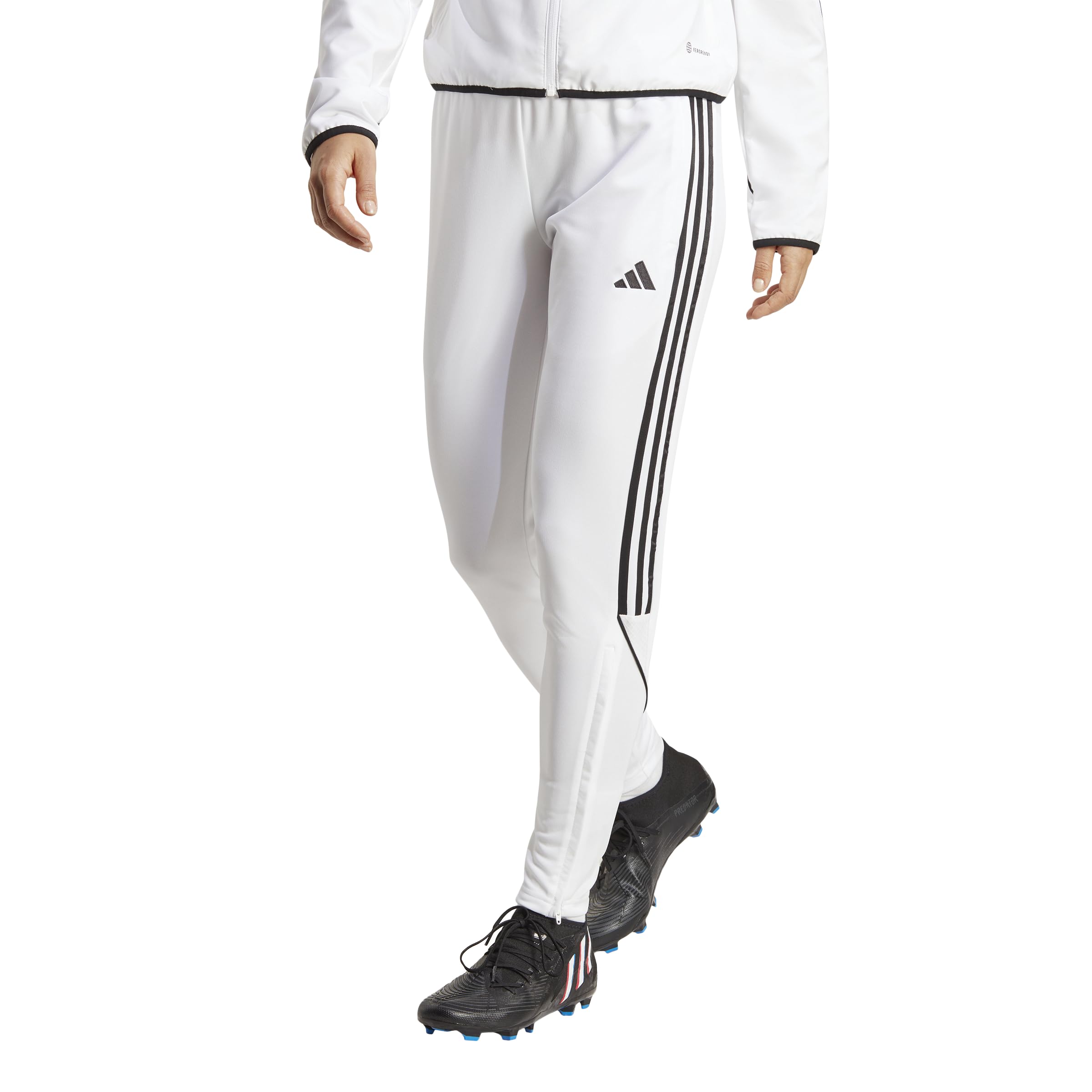 Calças Esportivas Femininas Adidas Tiro23 League, Brancas, Tamanho M
