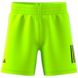 Calções Adidas Boys&#39; Club Tennis De 3 Listras Lucid Lemon - Junior