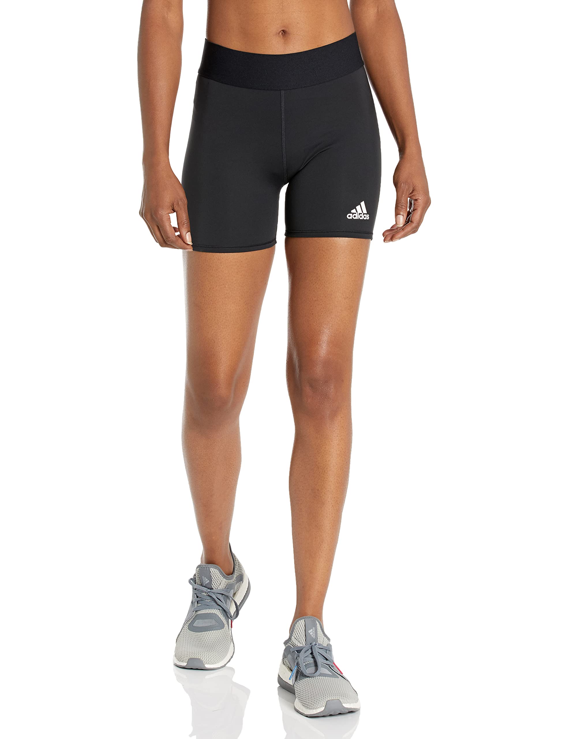 Shorts De Voleibol Adidas Techfit Para Mulheres Pretos - Grandes