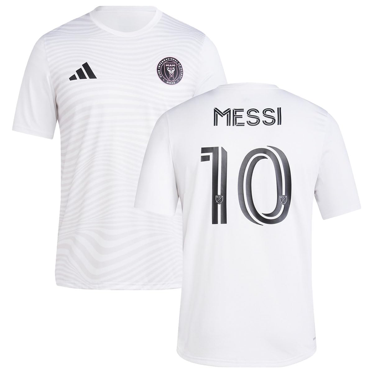 Camisa Adidas Lionel Messi Inter Miami Cf #10 Feminina Branca