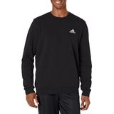 Moletom Adidas Essentials Fleece Para Homens Preto/branco - S