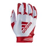 Luva Receptora De Futebol Adidas Adifast 3.0 Youth Branca/vermelha