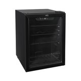 Adega De Vinhos Compressor Hq 48 Litros 16 Garrafas Preto Hq-av16h