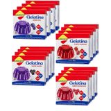 Kit Com 16 Und Gelatinas 4 Sabores Zero Açúcar Lowçucar 10g
