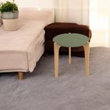 Mesa Lateral Florida 0,50 Verde Floresta Freijó Lukaliam