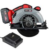 Serra Circular Bateria 7pol 18v 4ah Tbt18csw180-k4 Toyama