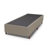 Base Box Queen Size Prince Sued 0,79x1,97x0,32 Bege