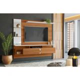 Painel Intense Painel Para Tvs Até 55 Polegadas 2 Portas Jequitiba Off White Perolizado Lukaliam