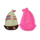 Forma Molde Silicone Barco Barquinho Mar Marinheiro Resina