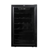 Adega De Vinhos Compressor Hq 75 Litros 24 Garrafas Preto Hq-av24h