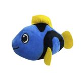 Brinquedo De Pelúcia Em Formato De Peixe Para Pets Colorido