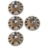 Kit 4 Knob Cream Guitarra Vintage 1 Volume 3 Tone Creme