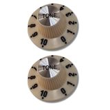 Kit 2 Knob Cream Guitarra Vintage 2 Tone Creme