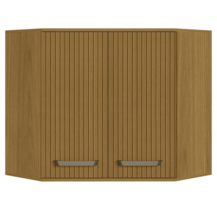 Armario Aereo Canto Obliquo 2 Pt 80 Cm Cria 12599 Freijo Ripado Pnl