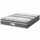 Colchão Casal King Molas Ensacadas Com Pillow Evolution 193x203x32cm Cinza/branco Probel