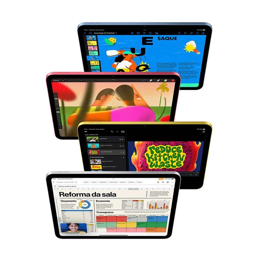 Ipad Apple (10ª Geração) A14 Bionic (10,9´´, Wi-fi, 64gb) - Rosa - imagem 4