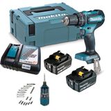 Furad E Paraf Makita 18v Dhp485rf1j 1bat 3a + Jg + 1bat 5a