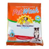 Tapete Higiênico Lavável Para Cães Pet Wash São Benedito Vermelho Grande