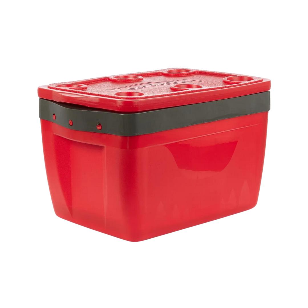Caixa Térmica Cooler 65l Porta Copos - Vermelho