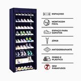Sapateira Multiuso Calçados 9 Andares Porta Organizador