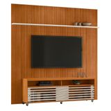 Rack Bancada Com Painel New Prestige Cinamomo/off White Para Tv Até 75 - Madetec
