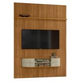Rack Bancada Com Painel New Monte Carlo Cumaru/opala Para Tv Até 75 - Madetec