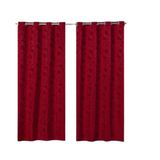 Cortina Jacquard 2,80x2,70 Para Varão Simples