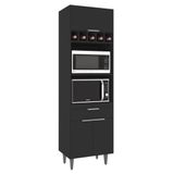 Paneleiro De Cozinha Torre Quente Pérola Z34 Preto - Mpozenato