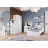 Quarto Infanto Juvenil Completo House Art In Moveis Branco