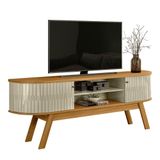 Rack Bancada Valência Cumaru/opala Para Tv Até 75 - Madetec
