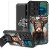 Capa De Telefone Acwdmkh Para Samsung Galaxy S23 Ultra Com Suporte