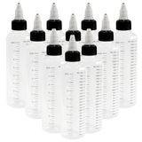 Garrafas Graduadas Nanshine 10 Unidades De 250 Ml De Plástico Pet Com Tampa
