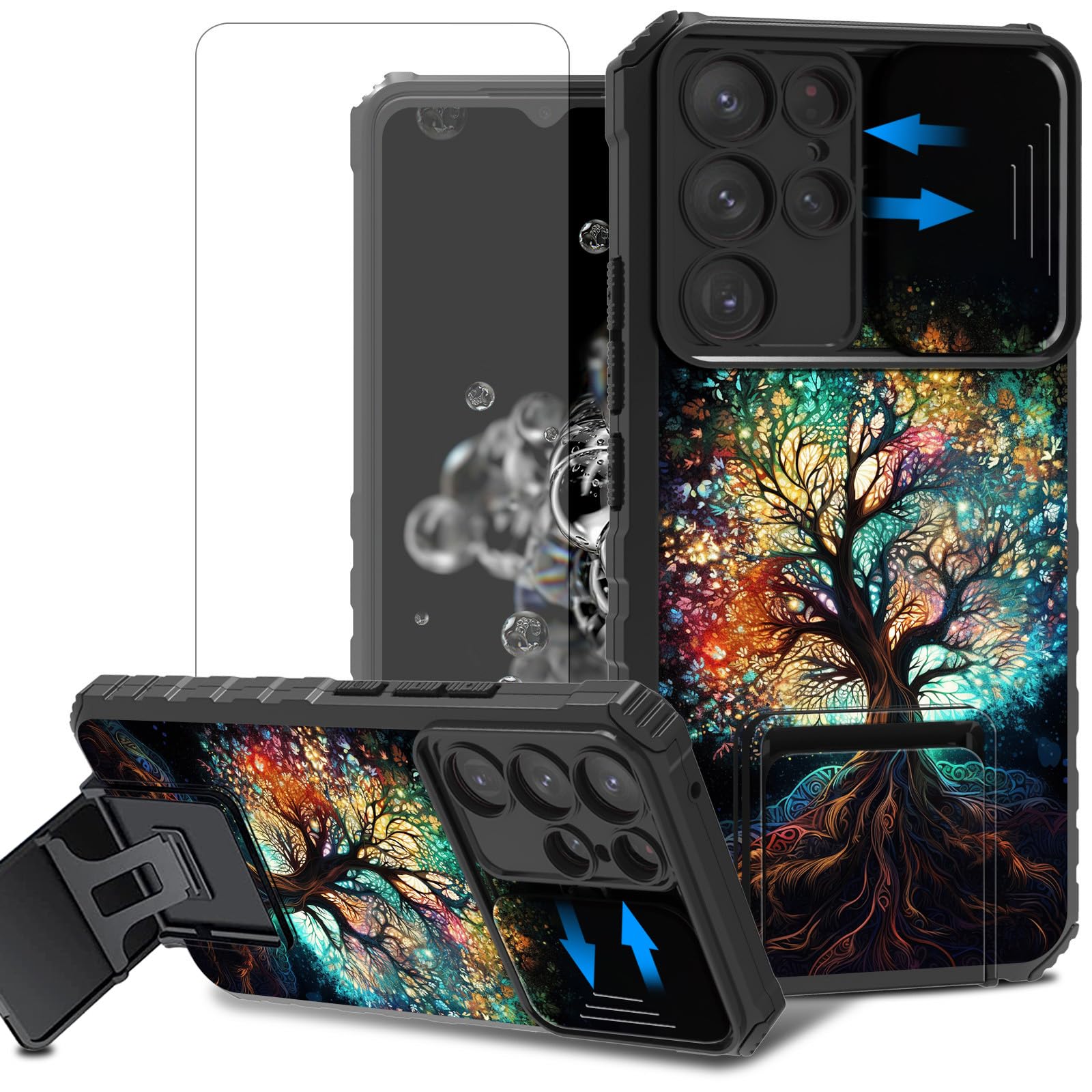 Capa De Telefone Acwdmkh Para Samsung Galaxy S24 Ultra Com Suporte