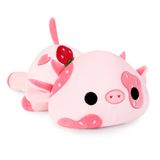 Almofada De Brinquedo De Pelúcia Onsoyours Cute Cow Strawberry Love 30cm