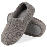 Chinelos Forfoot Soft Memory Foam House Shoes, Cinza, Femininos, 7-8