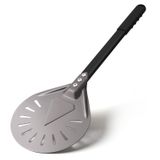 Pizza Turning Peel Newmeto Alumínio Redondo De 18 Cm Com Alça