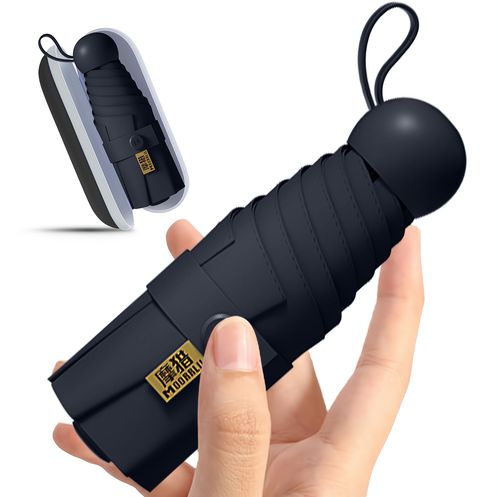 Guarda-chuva De Viagem Moorrlii Mini Compact Uv Protection