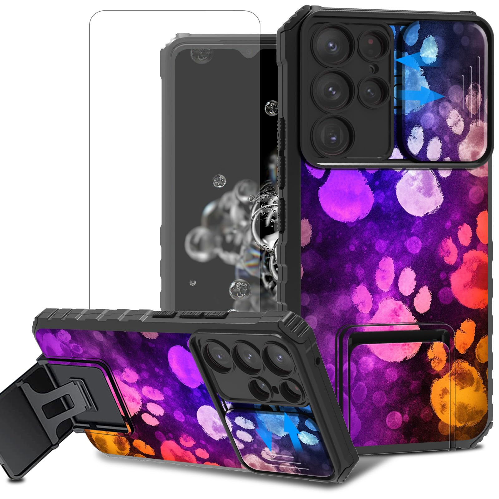 Capa De Telefone Acwdmkh Para Samsung Galaxy S24 Ultra Com Suporte
