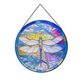 Janela De Vitral Pendurada Payutou Dragonfly 20cm