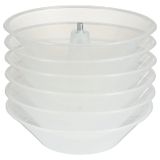 Exaustores De Reposição De Fogão, Coletor De Graxa Transparente, 6 Unidades Luxshiny