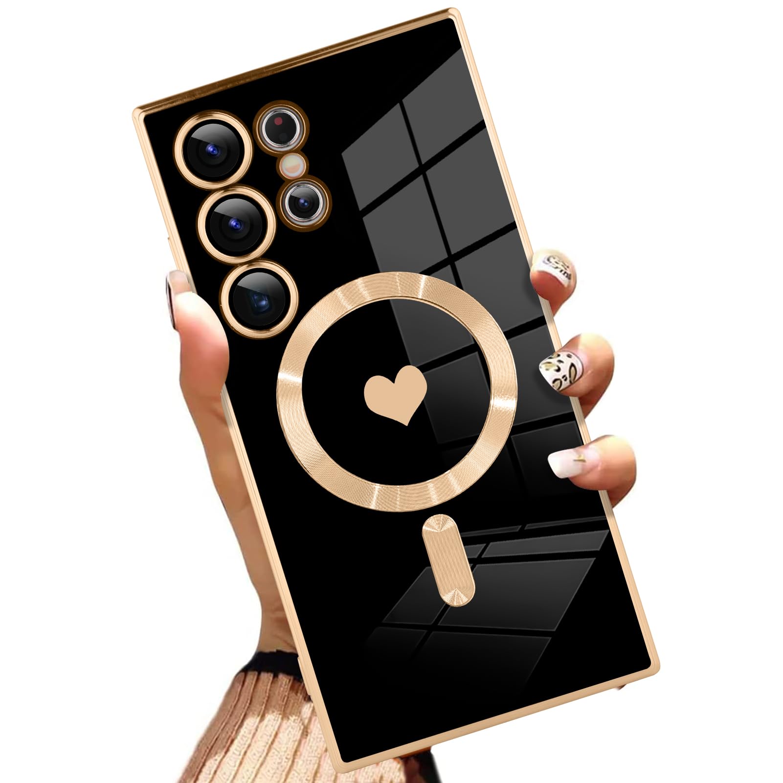 Capa De Telefone Aigomara Magnetic Para Samsung Galaxy S24 Ultra