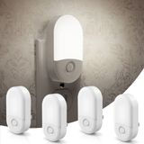 Light Night Light Lohas Plug In 0,6 W Led Dusk To Dawn, Pacote Com 4