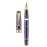 Caneta-tinteiro Asvine P20 Piston P20 Piston Purple Resin Ef Nib Com Conjunto De Estojos