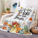 Manta Viajar Fall Pumpkin Spice Thanksgiving 50x60cm