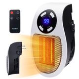 Aquecedor De Ambiente Givebest Programável De 450 W Com Termostato E Temporizador