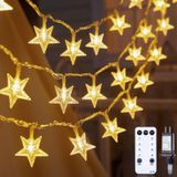 Star String Lights Minetom 10m 100 Led Com Controle Remoto E Temporizador