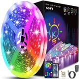 Led Strip Lights Keepsmile 15m Smart Sync Music Para Casa